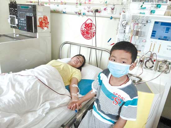 采集造血干細胞第一天，小天宇來給我加油打氣！采集造血干細胞第一天，小天宇來給我加油打氣！